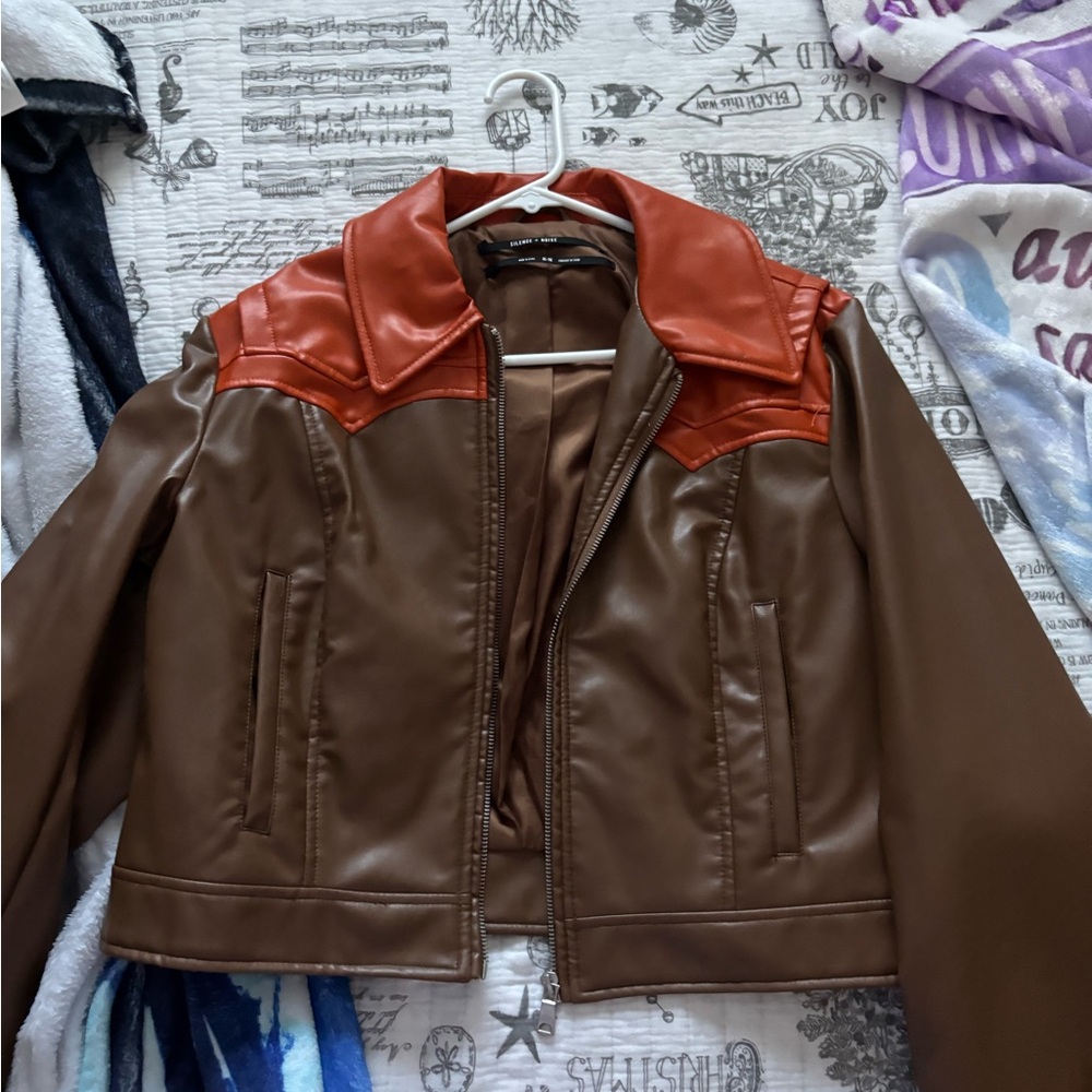 Brown and orange Women's Jacket